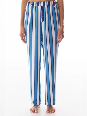 Pantaloncini da pigiama 'PENTI Vacation Gestreifte Pyjamahose' di Penti in blu: frontale