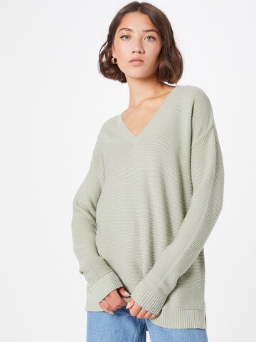 VILA Sweater 'LALAINE' in Green: front