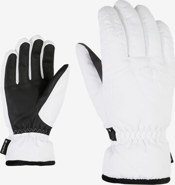 ZIENER Skihandschuh 'KARRI GTX lady glove' in Weiß: front