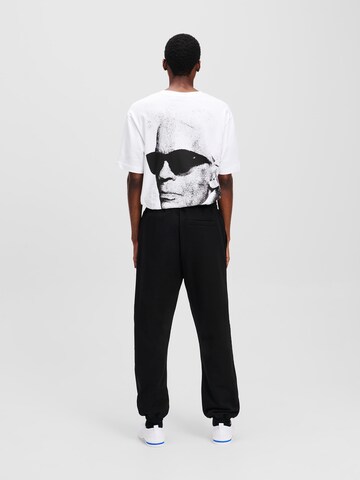 KARL LAGERFELD JEANS Regularen Hlače | črna barva