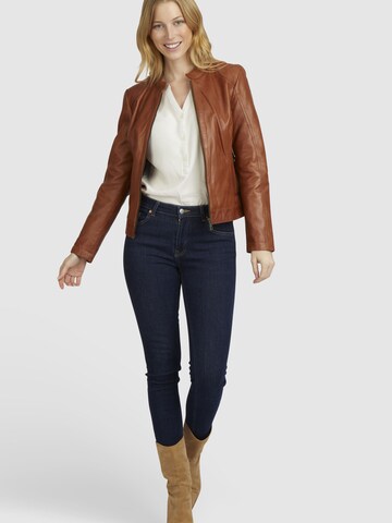 bugatti Lederjacke BULady-142 in Braun