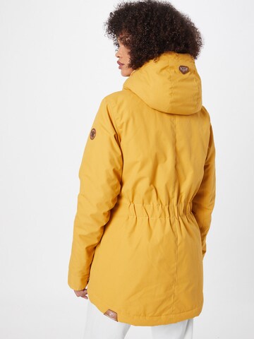 Ragwear Winter jacket 'Monade' in Yellow
