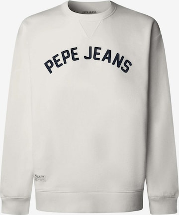 Pepe Jeans Sweatshirt 'GIO' in Weiß: Vorderseite