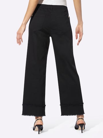 heine Wide Leg Jeans i sort