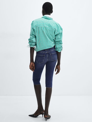 Skinny Jean 'Celia' MANGO en bleu