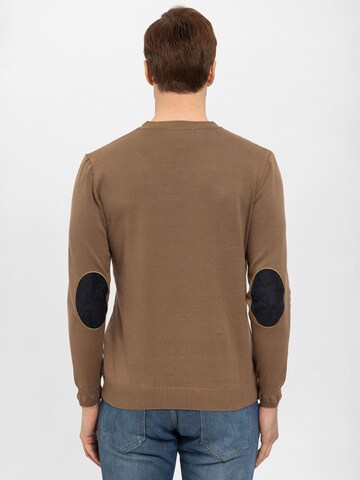 Pull-over Daniel Hills en marron
