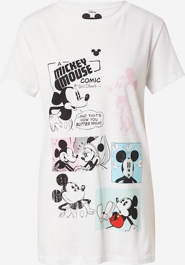OVS T-shirt 'MICKEY MOUSE' en bleu clair / rose clair / rouge / noir / blanc, Vue avec produit