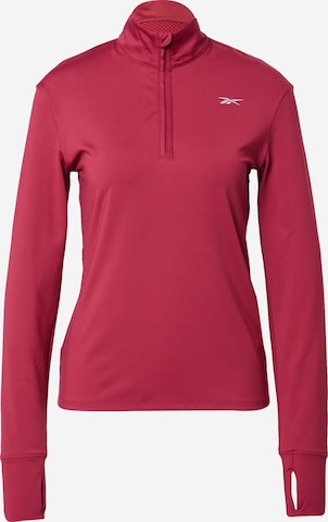 Reebok Sport Athletic Sweatshirt in Red: front