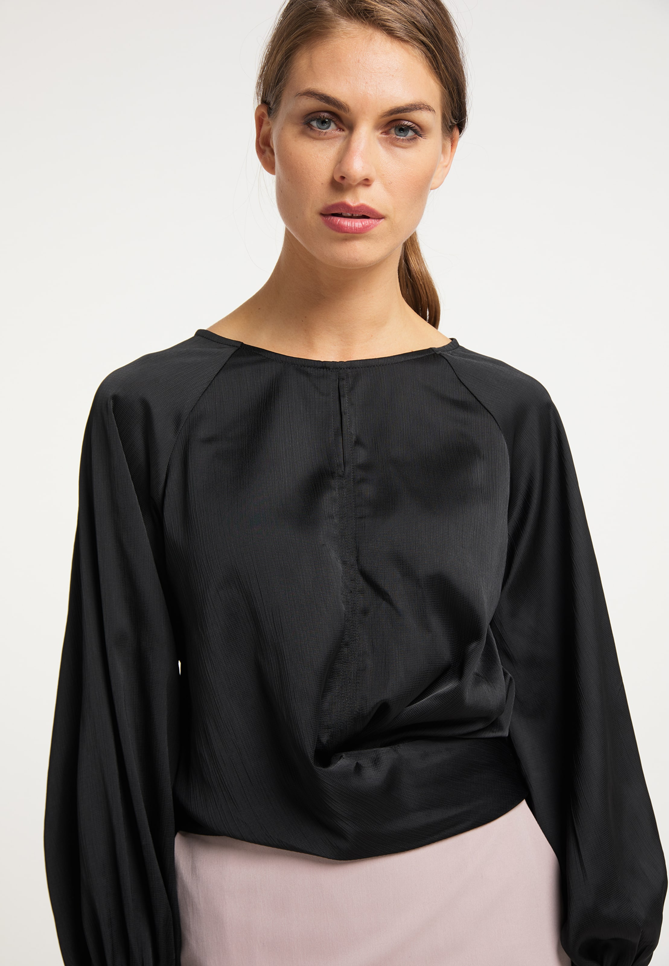 Donna JWBj6 usha BLACK LABEL Camicia da donna in Nero 