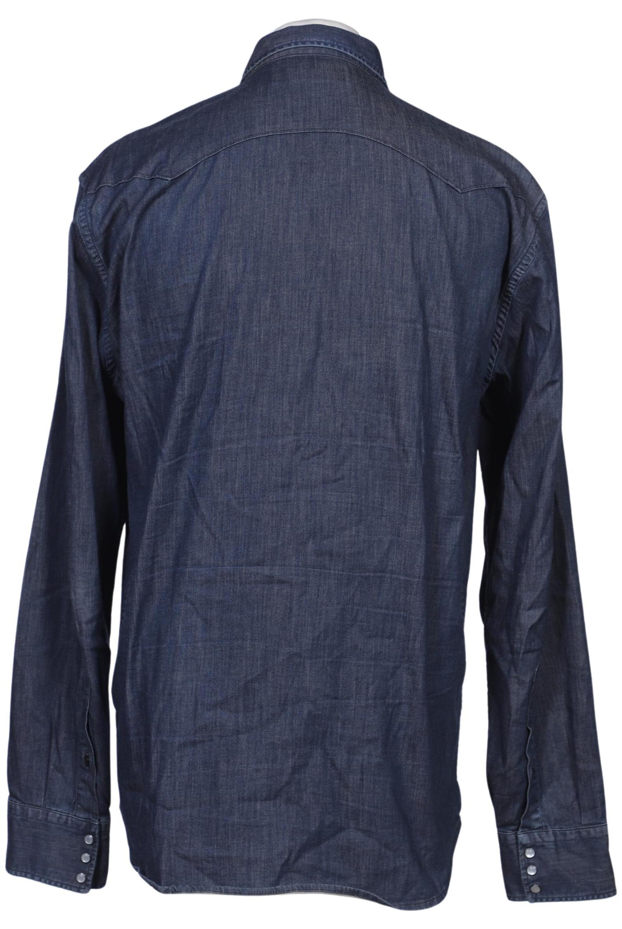 REPLAY Button Up Shirt in XL in Blue