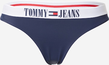 Tommy Jeans Bikini Bottoms in Blue: front