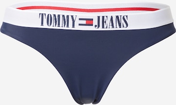 Tommy Jeans - Cueca biquíni em azul: frente