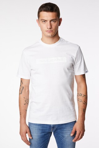 GAS Jeans T-Shirt 'Dharis' in Weiß: predná strana