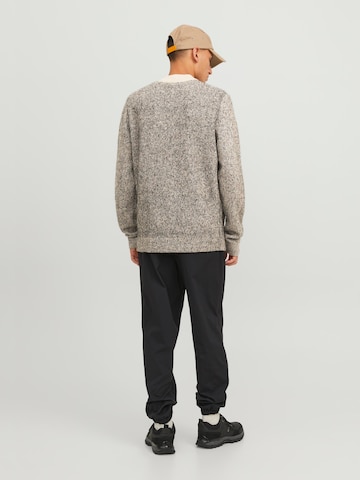 JACK & JONES Sweter 'Space' w kolorze beżowy