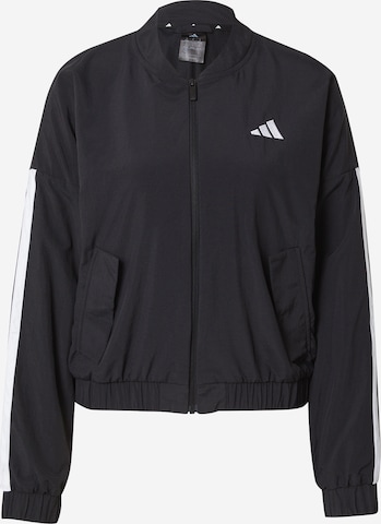ADIDAS SPORTSWEAR Urheilutakki 'Essentials' värissä musta: etupuoli