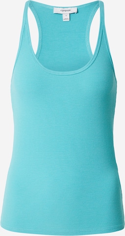 Top 'TSHENRI' de la TOPSHOP pe albastru: față