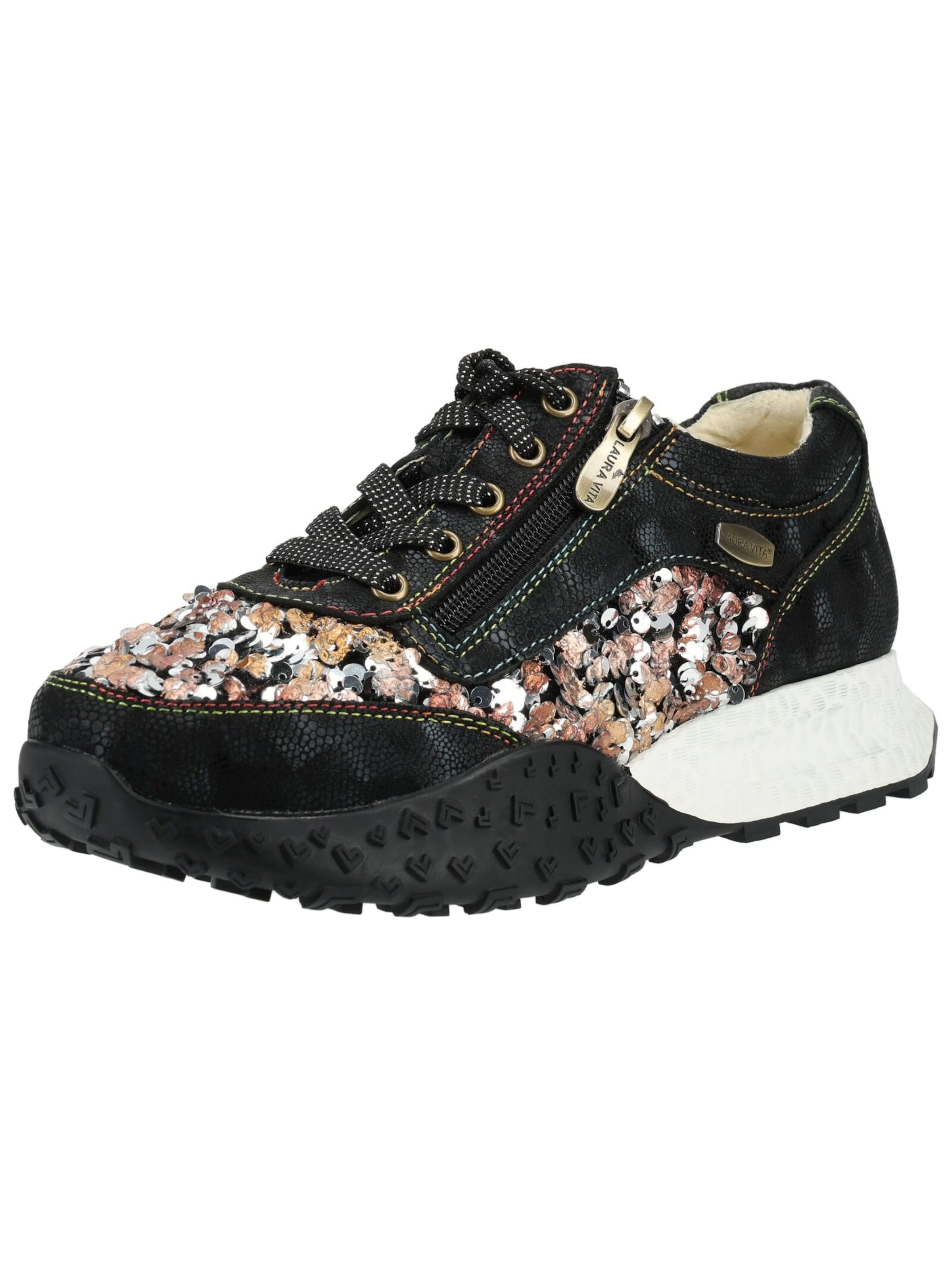 Laura Vita Sneaker in 36 in rosegold / schwarz, Produktansicht