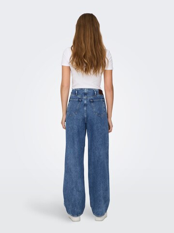 ONLY Wide Leg Jeans 'MAREA' in Blau