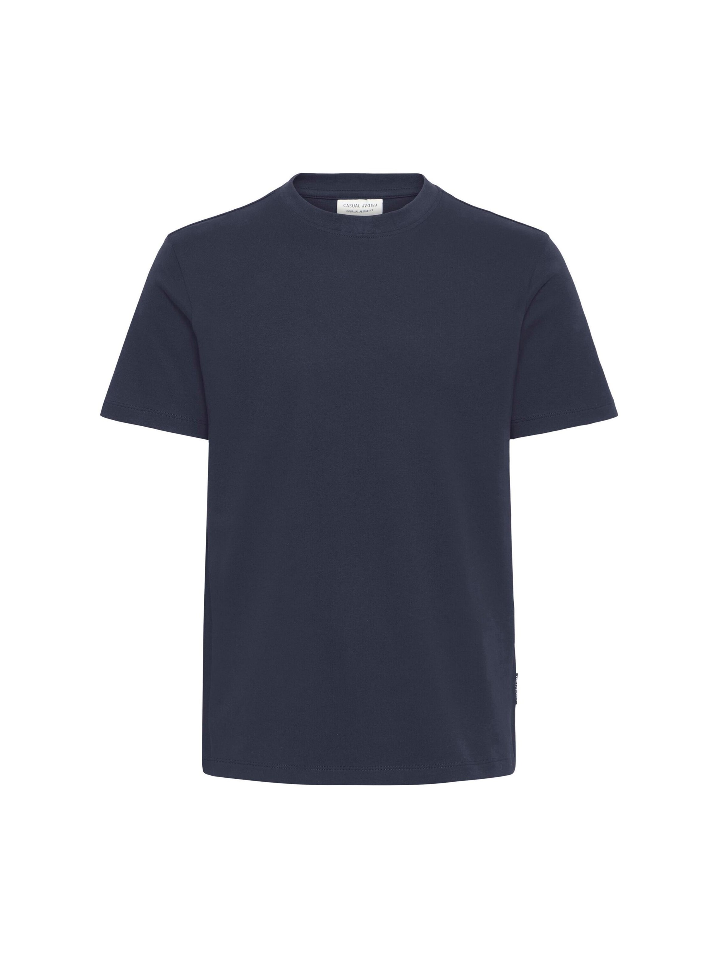 T-Shirt ' CFNILO ' Casual Friday en bleu : devant