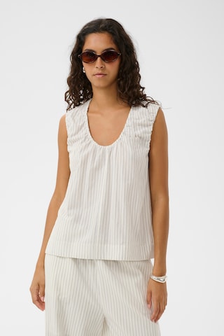 SOAKED IN LUXURY Blouse in White: front