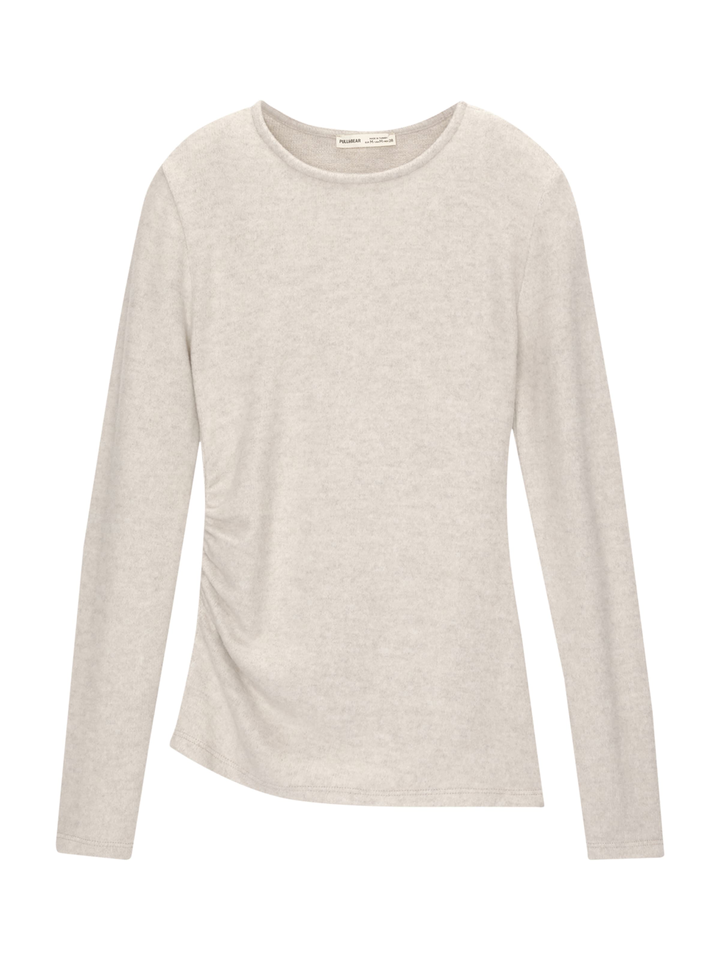 Pull&Bear Pulover | bež barva: sprednja stran