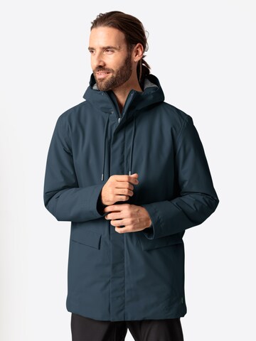 VAUDE Outdoorjas 'M Coreway PR' in Blauw: voorkant