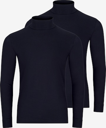 Ragman Shirt 'Basic' in Blue: front