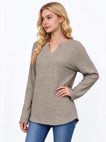 Yesfashion Sweater in Green: front