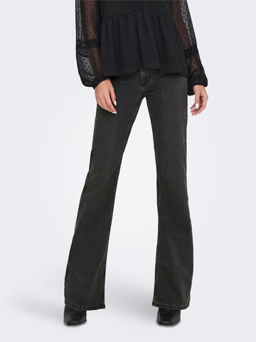ONLY Flared Jeans 'ONLHUSH' i grå: framsida