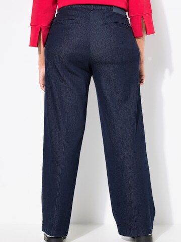 Ulla Popken Wide leg Jeans i blå