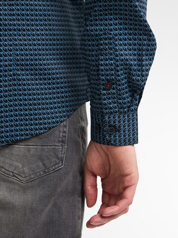 PETROL INDUSTRIES MEN Comfort fit Overhemd in Blauw