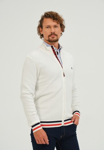 Giorgio di Mare Knit cardigan in White