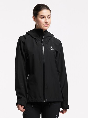 Haglöfs Outdoor Jacket 'Roc GTX' in Black: front