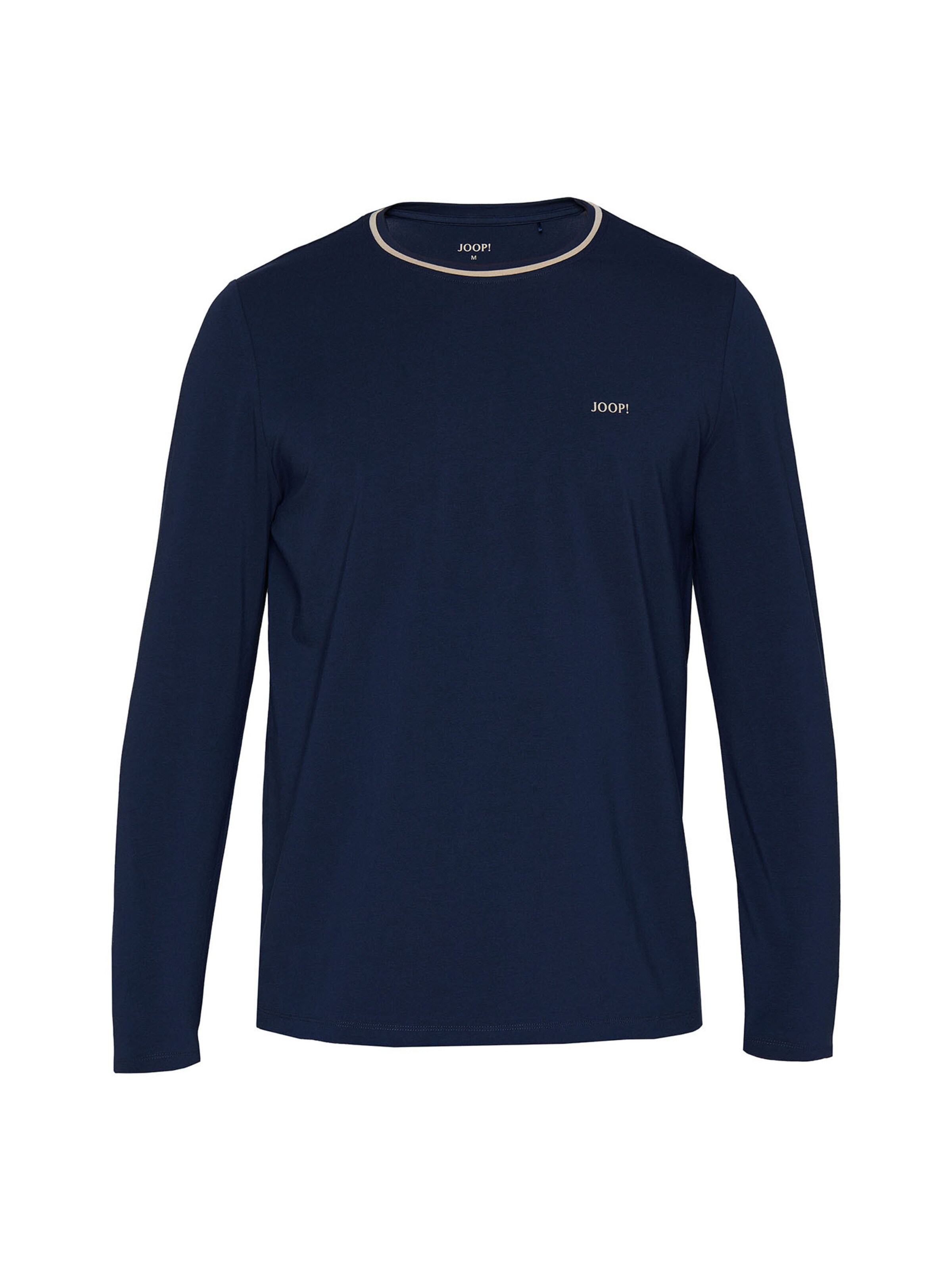 JOOP! Longsleeve ' Loungewear ' in Blau: Vorderseite