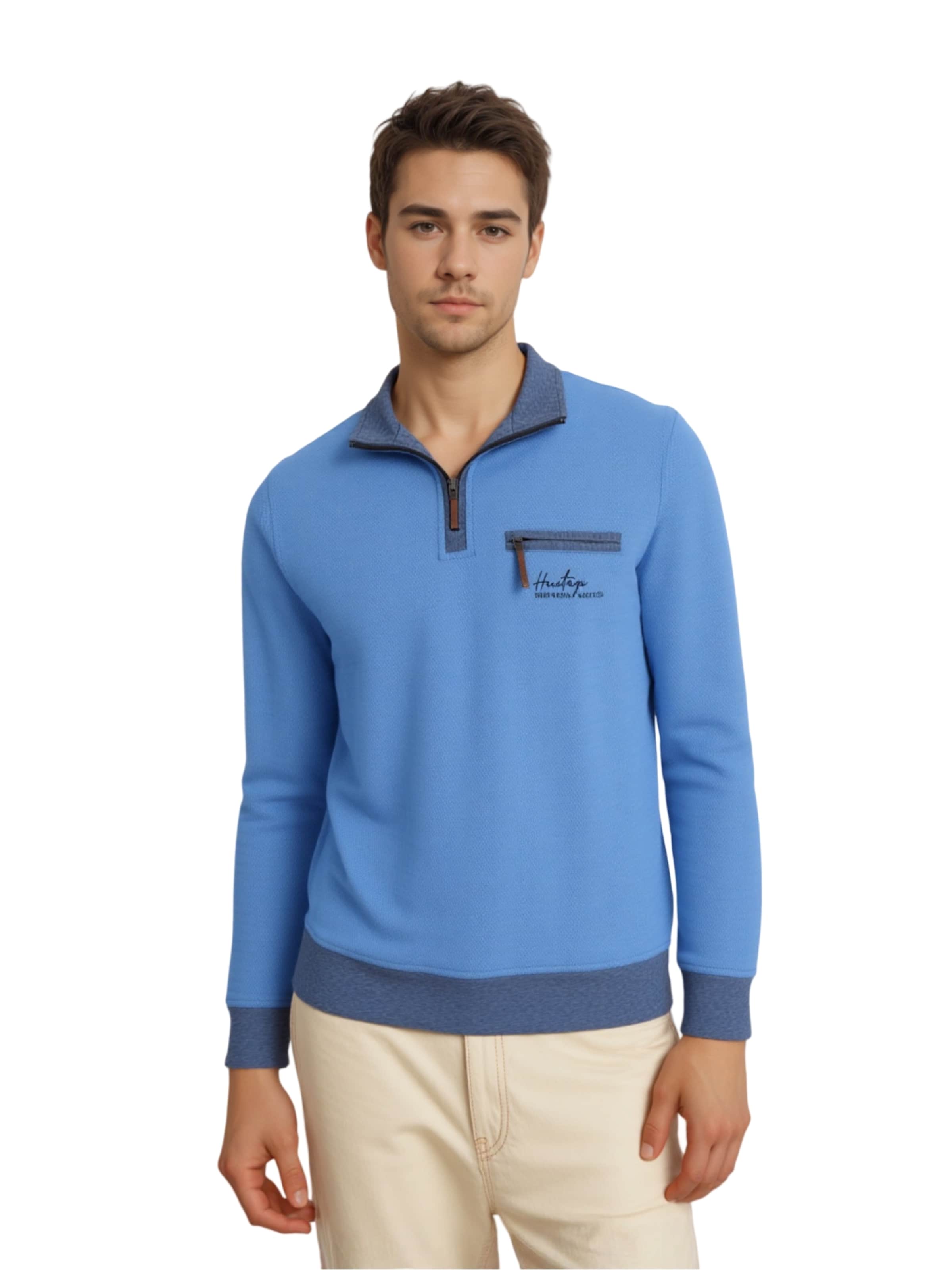HAJO Sweatshirt 'Stay Fresh' in Blau: Vorderseite