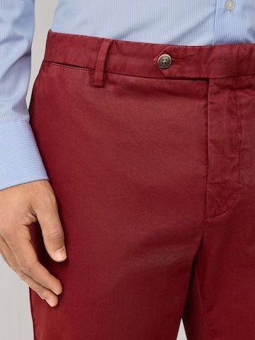 Hackett London Slimfit Chino 'Kensington' in Rood