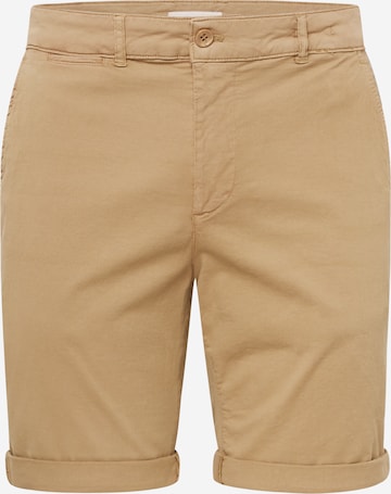 By Garment Makers Regular Chino Pants in Beige: front