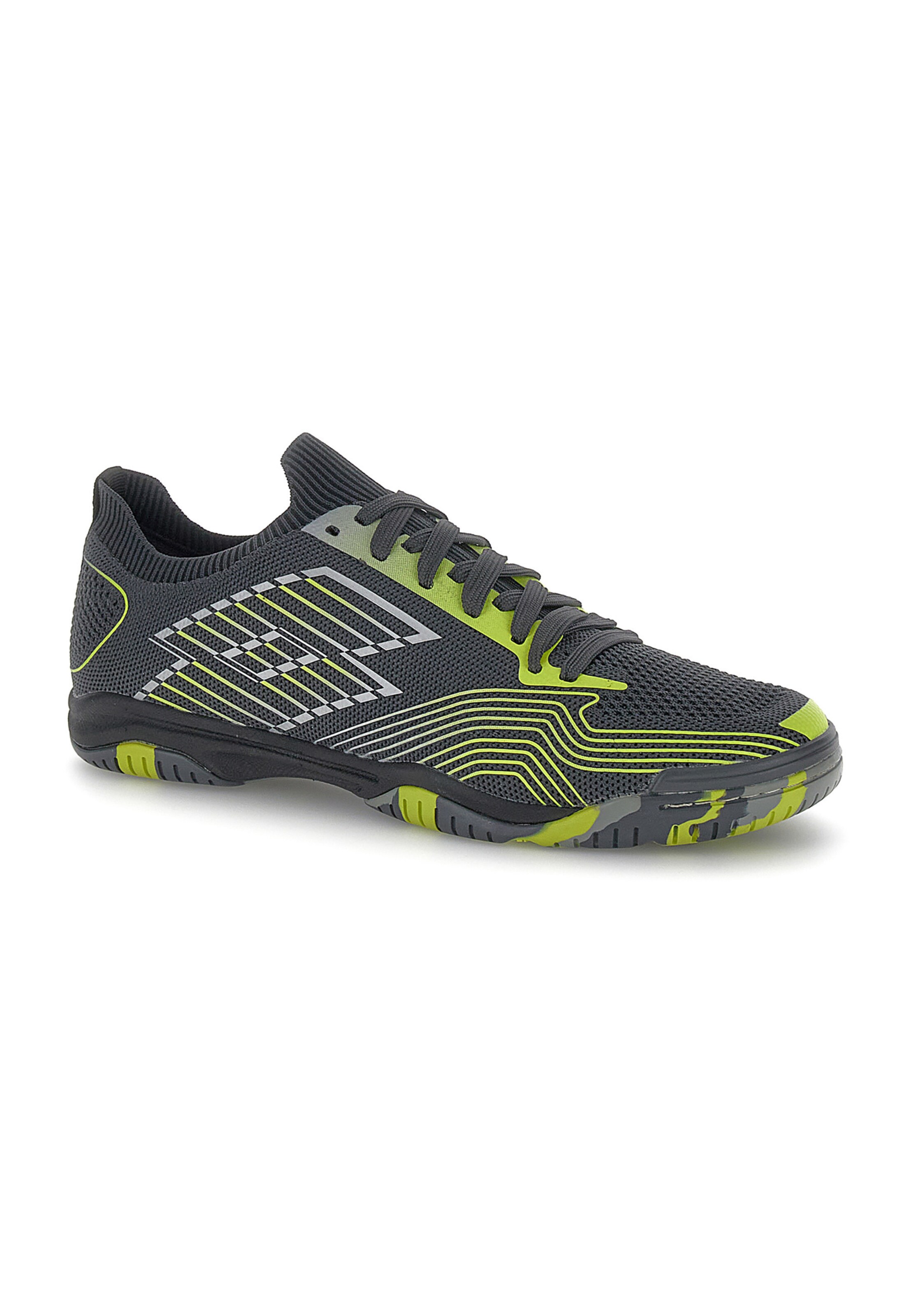 LOTTO Soccer Cleats in Black: front
