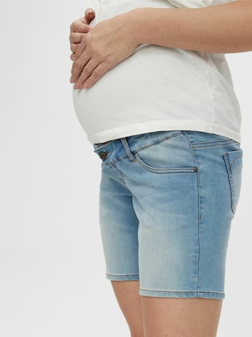 MAMALICIOUS Slimfit Jeans 'MLFifty' in Blauw: voorkant