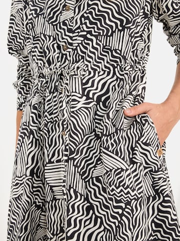 CAMEL ACTIVE Hemdblusenkleid in Schwarz