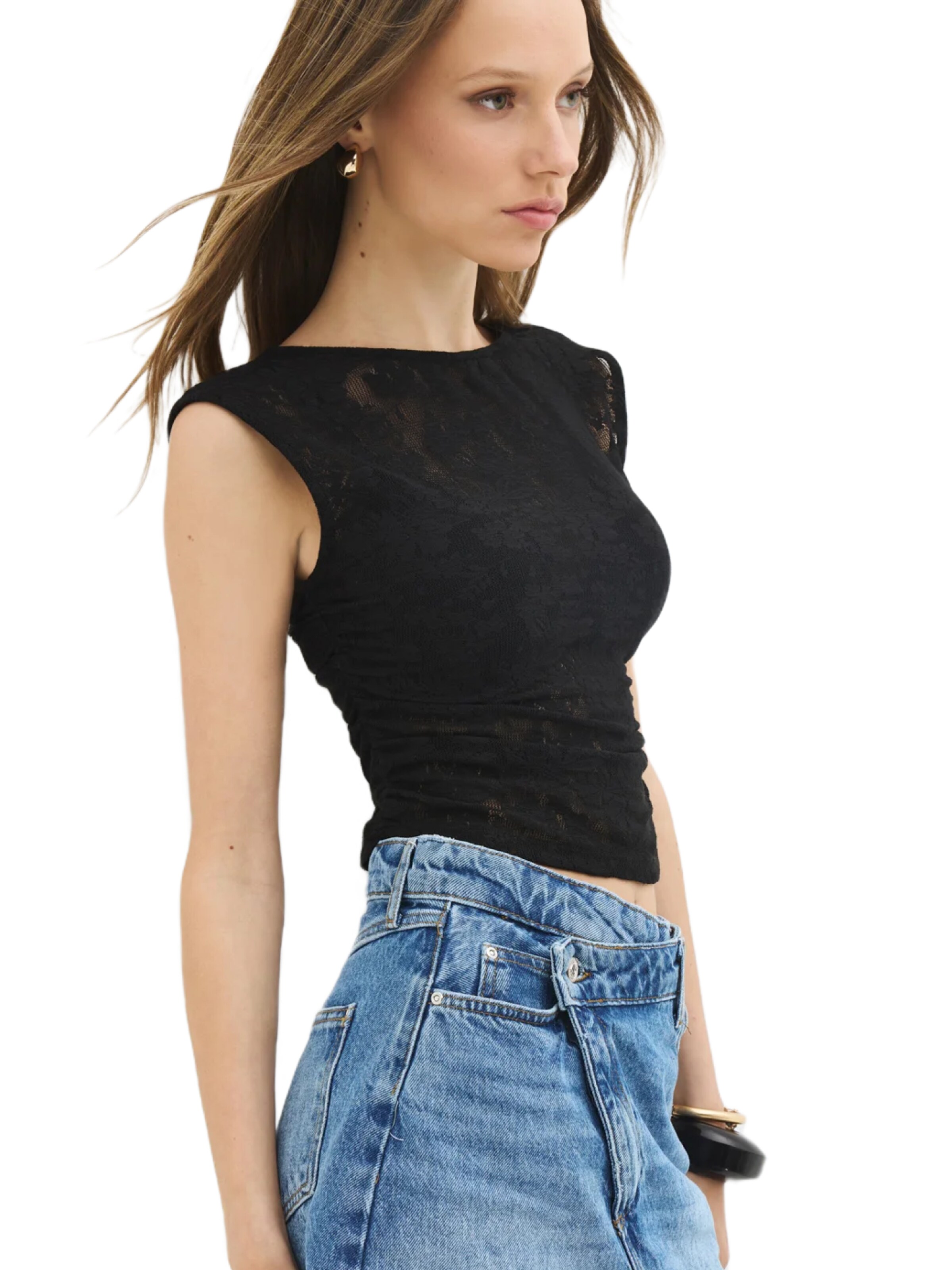 No Matter What Bluse in Schwarz