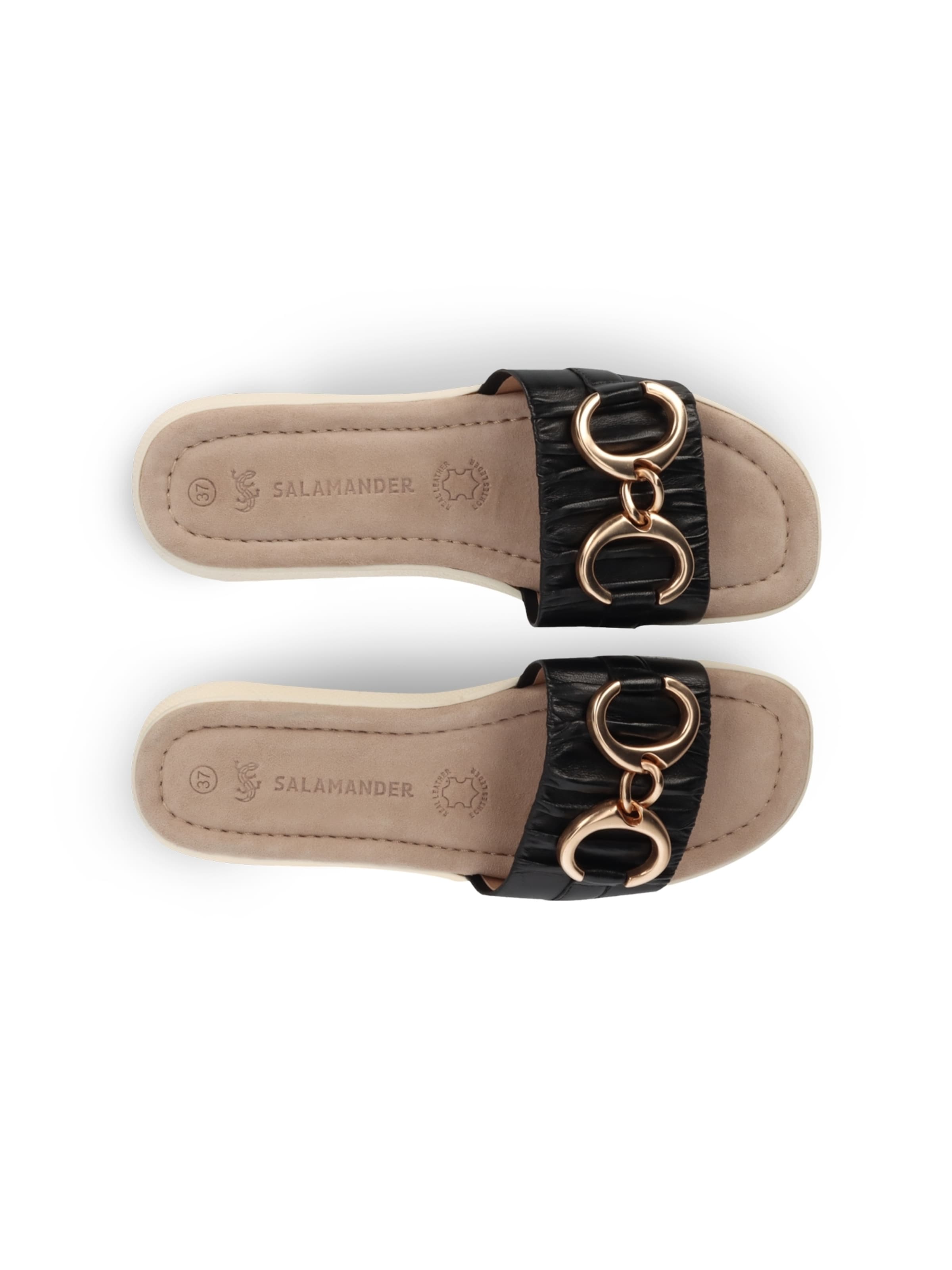 SALAMANDER Šľapky - Čierna