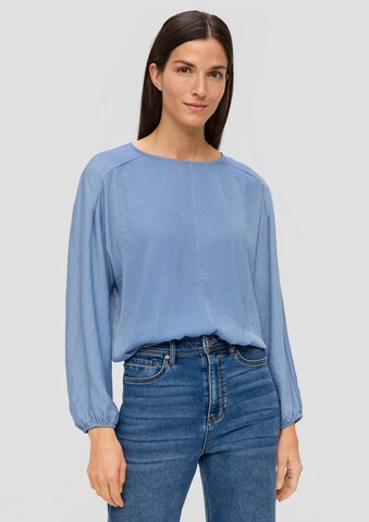 s.Oliver Blouse in Blauw: voorkant