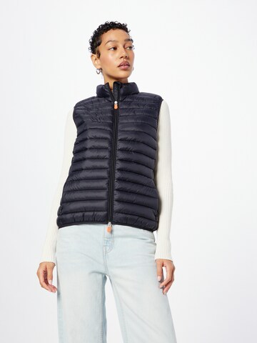 SAVE THE DUCK Vest 'CHARLOTTE' in Black: front