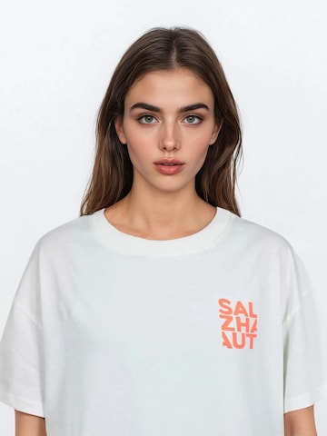 salzhaut Shirt 'WEVEN' in Wit