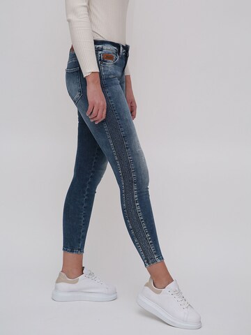 Miracle of Denim Skinny Jeans 'Sina' in Blue