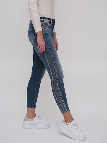 Miracle of Denim Skinny Jeans 'Sina' in Blauw