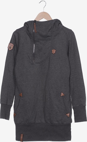 naketano Sweatshirt & Zip-Up Hoodie in L in Grey: front