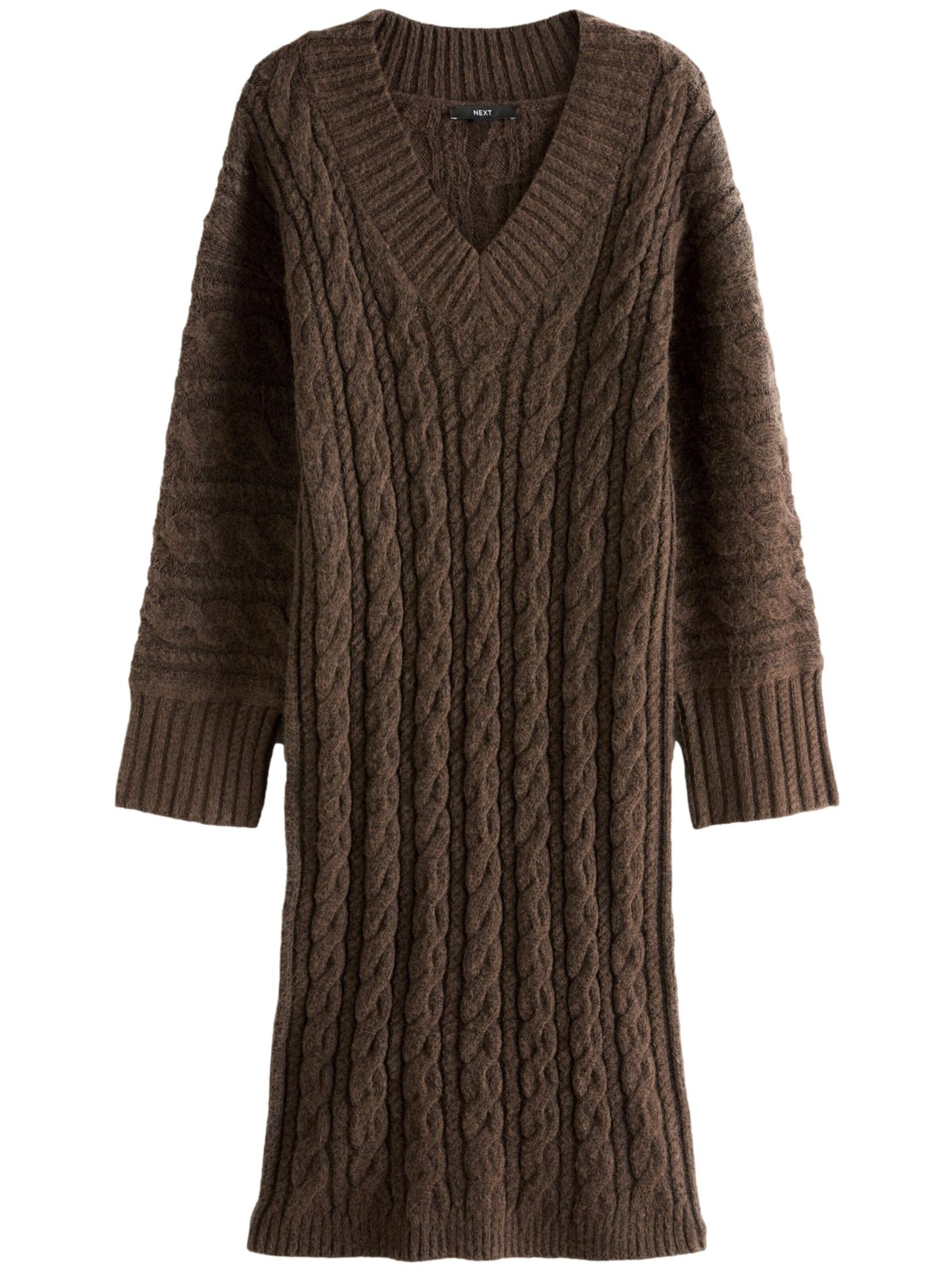 Next Платье в Коричневый: спереди
