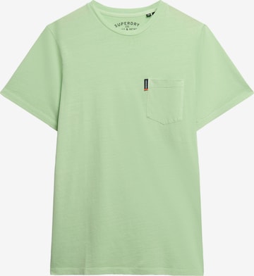Superdry T-Shirt 'Essential' in Grün: Vorderseite
